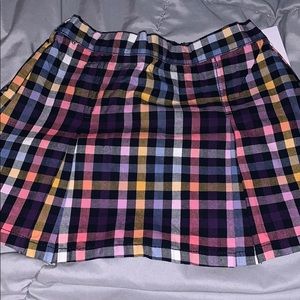 Plaid skirt
